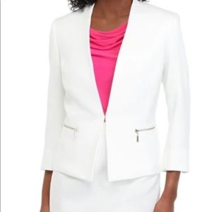 NWT Kasper collarless suit jacket